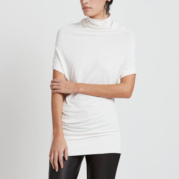 Marcella Ellis Top White Tunic Women's Medium - Picture 1 of 4